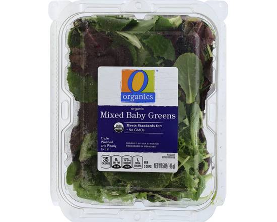Order O Organics · Organic Mixed Baby Greens (5 oz) food online from Safeway store, Butte on bringmethat.com