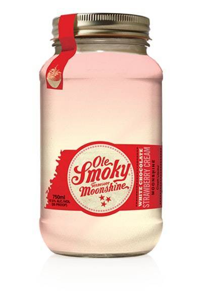 Ole Smoky Moonshine White Chocolate Strawberry Cream Liquor (750 ml)