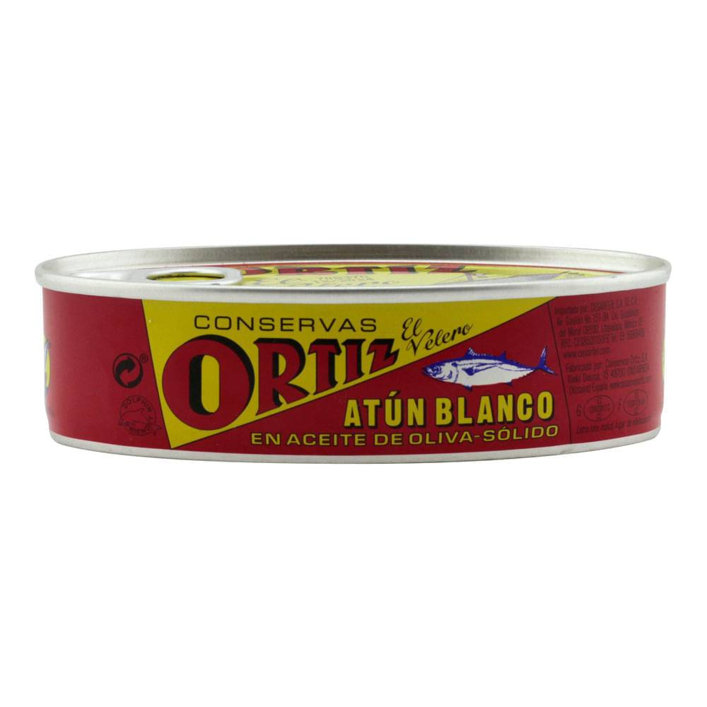 Ortiz atún blanco en aceite de oliva sólido  (lata 112 g)