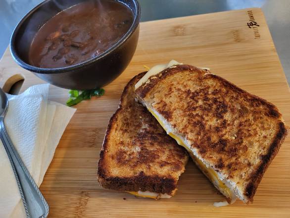Vegan Grilled Cheese And Soup Of Day