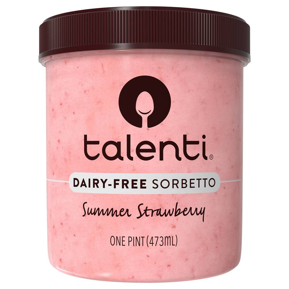 Talenti Dairy Free Sorbetto (summer strawberry)