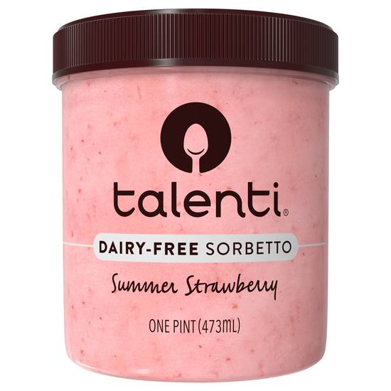 Talenti Dairy Free Sorbetto (summer strawberry)