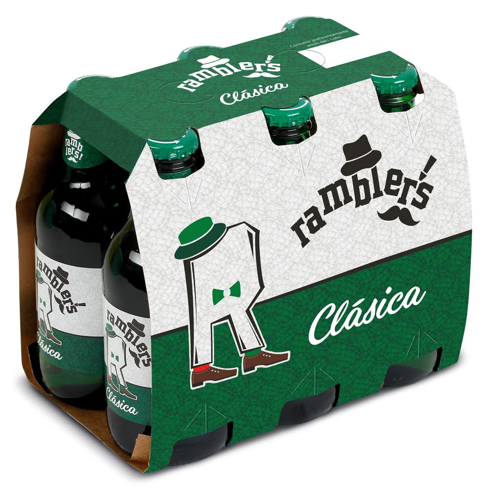 Cerveza Clásica Ramblers De Dia Botella 6 X 25 Cl