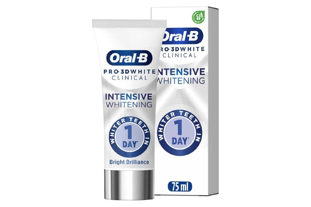 Oral-B Mint, Pro 3d White Clinical Bright Brilliance Toothpaste (75ml)