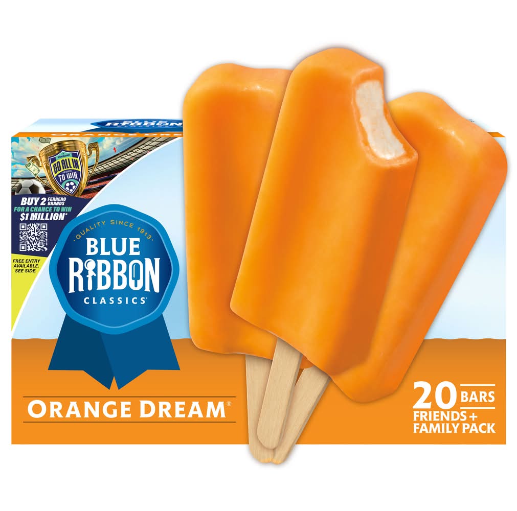 Blue Bunny Classics Orange Dream Frozen Dairy Dessert Bars (45 fl oz)