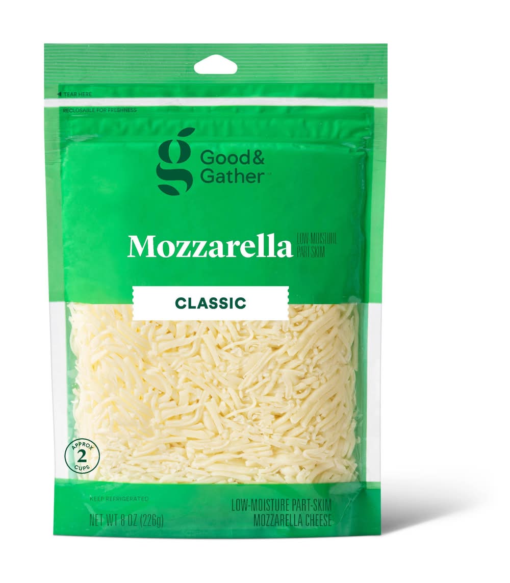 Good & Gather Classic Shredded Mozzarella Cheese (8 oz)