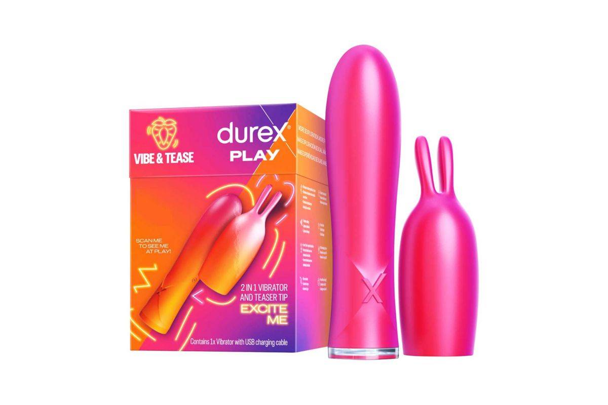 Durex Play Vibe & Tease 2 in 1 Vibrator and Teaser Tip