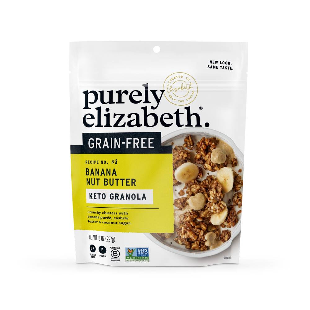 Purely Elizabeth Grain-Free Keto Granola (banana-nutbutter)