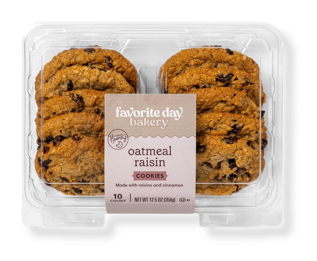 Favorite Day Oatmeal Raisin Cookies (12.5 oz, 10 ct)
