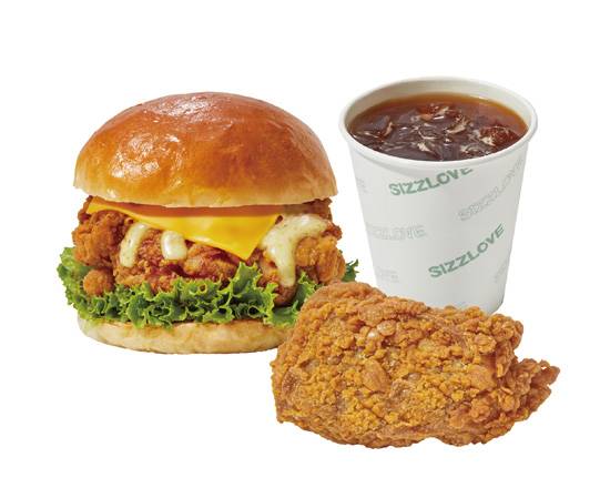 U厚切重磅雞腿堡炸雞套餐