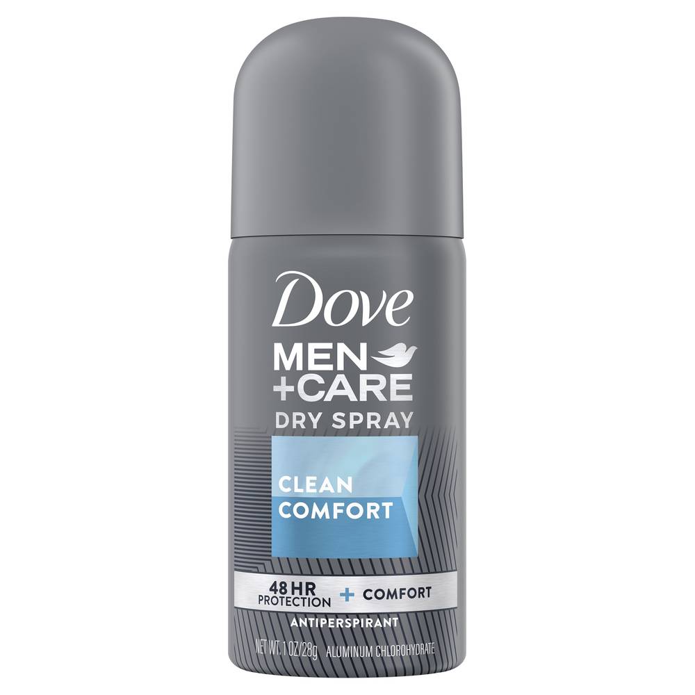 Dove Men+ Care Dry Spray Clean Comfort Antiperspirant (1 oz)