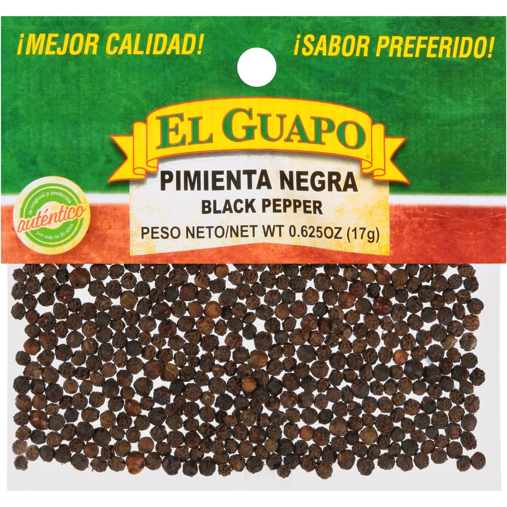 El Guapo Whole Black Pepper (0.6 oz)