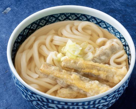 博多 ごぼう天かけうどん Hakata Udon Noodle Soup with Burdock Tempura