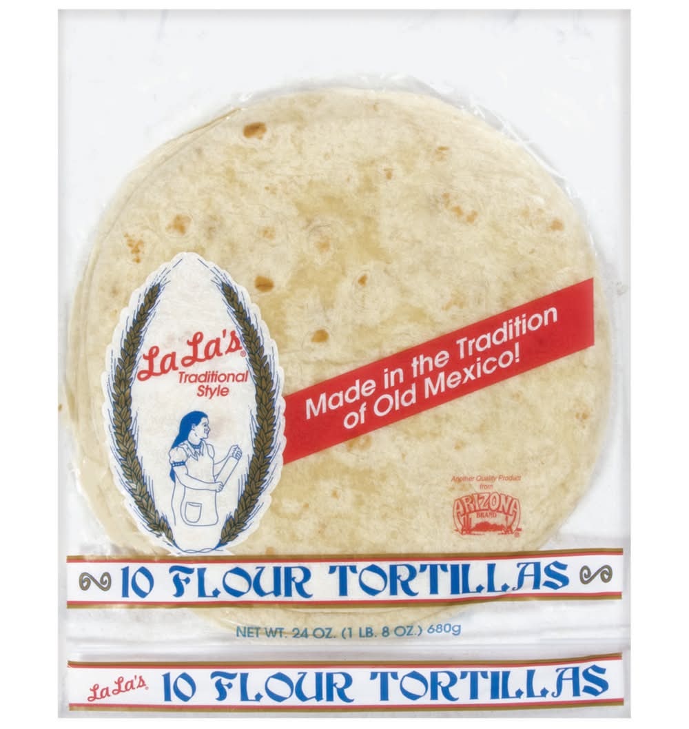 LaLa's Traditional Style Flour Tortillas (24 oz, 10 ct)