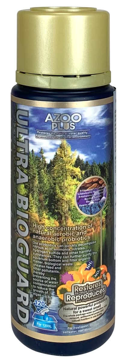 Azoo · Acondicionador biológico premium con bacterias iniciadoras (120 g)