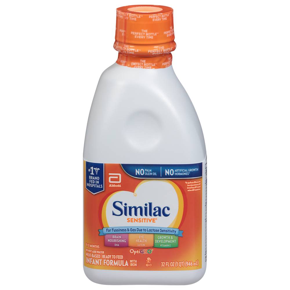 Similac Sensitive Infant Formula With Iron Ready To Feed (2.08 lbs)