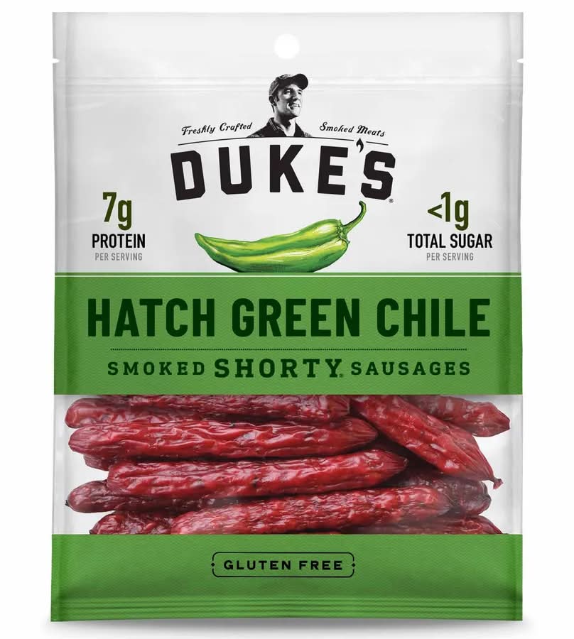 Duke's Hatch Green Chile Smoked Shorty Sausages