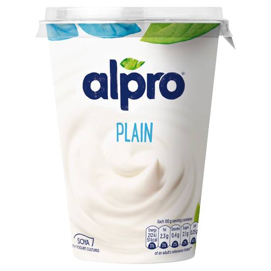 Alpro Plain Yoghurt Alternative (500g)