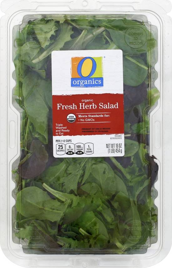 Order O Organics · Organic Fresh Herb Blend Salad (16 oz) food online from Safeway store, Eureka on bringmethat.com