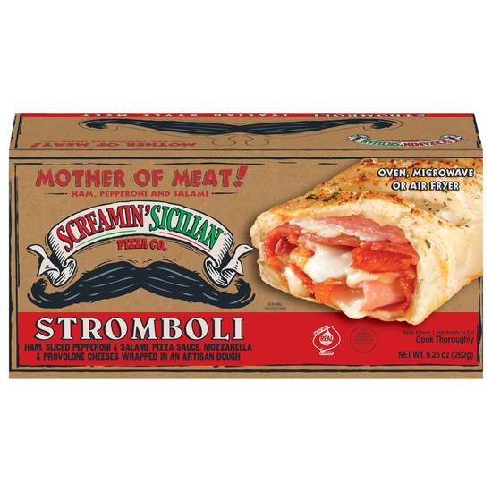Screamin' Sicilian Pizza Co Mother Of Meat Stromboli