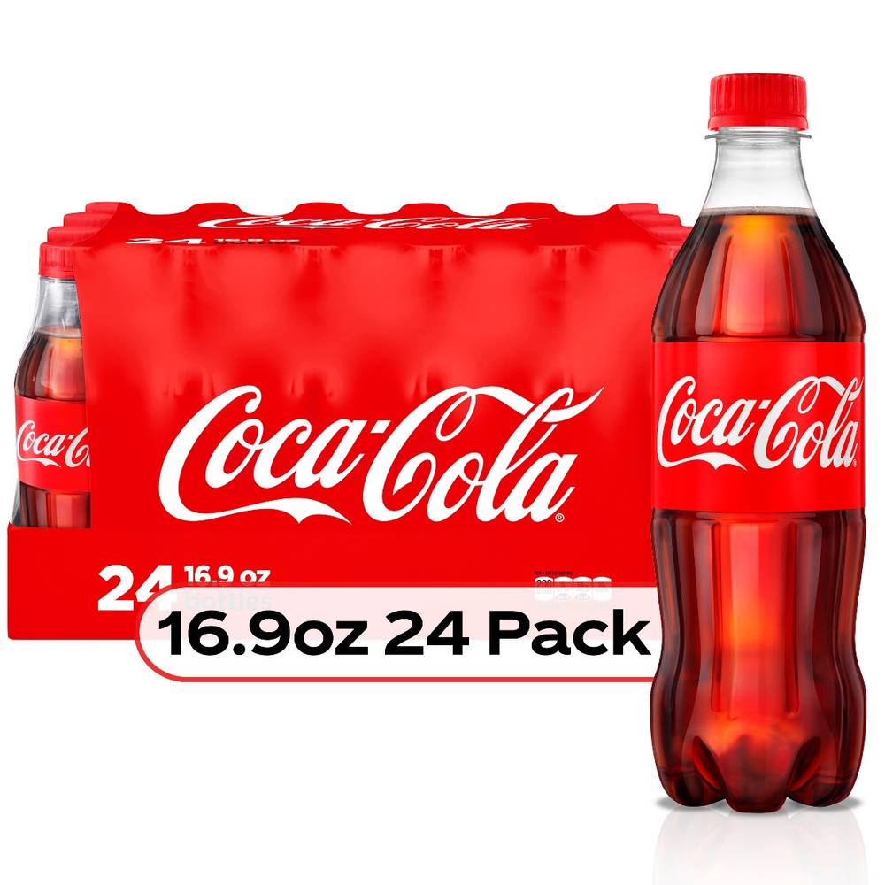 Coca-Cola Bottles, 16.9 fl oz, 24 Pack (1X24|1 Unit per Case)