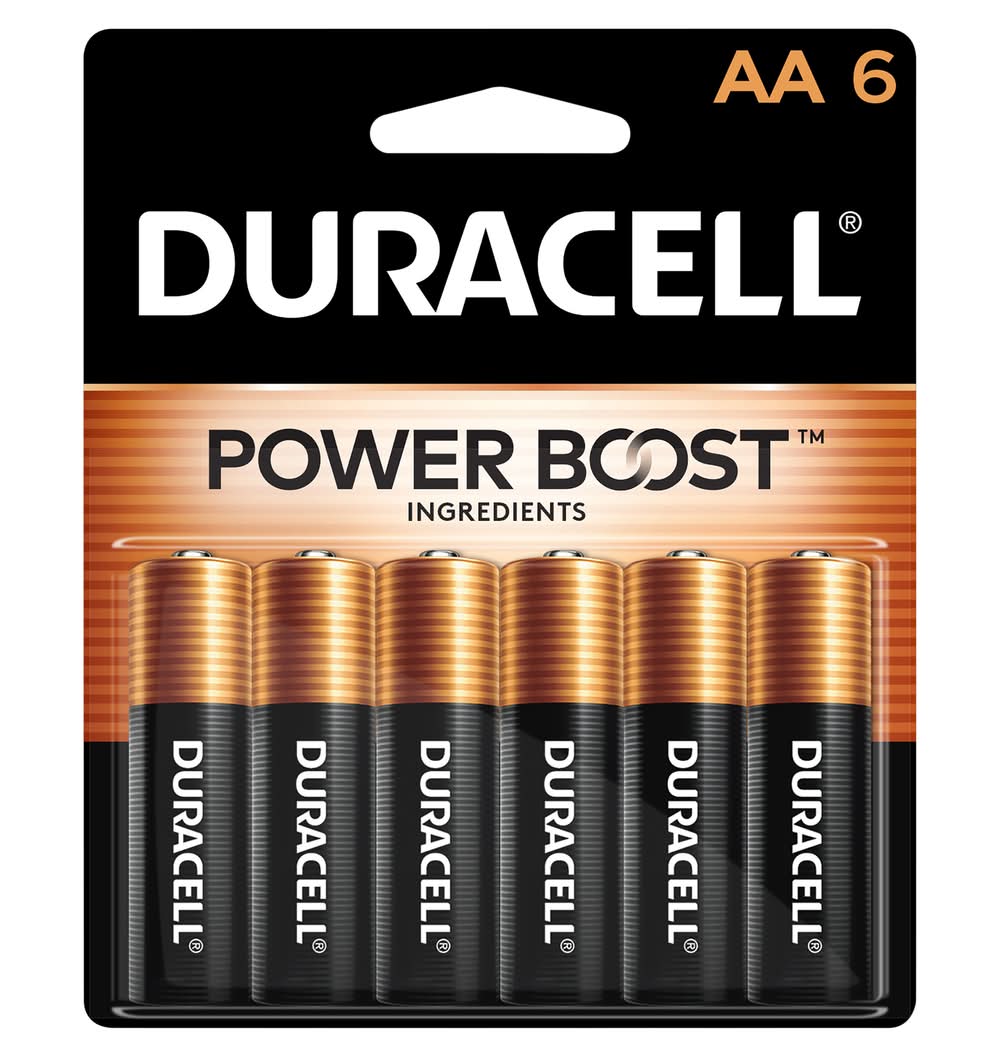 Duracell Coppertop Aa Alkaline Batteries (1.02 lbs, 6 ct)