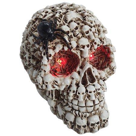 Festive Voice Happy Halloween Skull