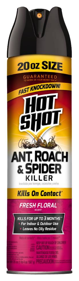 Hot Shot Ant, Roach & Spider Killer Spray, Fresh Floral (17.5 oz)