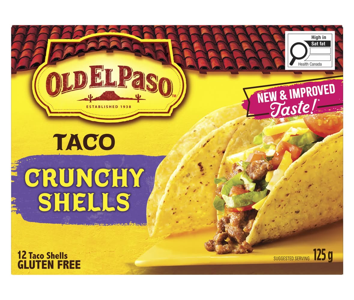 Old El Paso Crunchy Shells Taco (125 g, 12 ct)