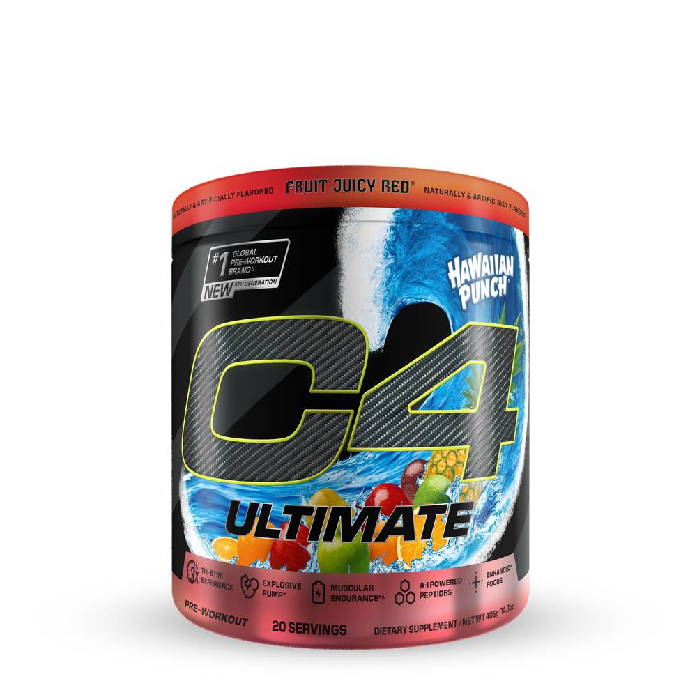 C4 Ultimate Pre Workout, Hawaiian Punch (14.3 oz)