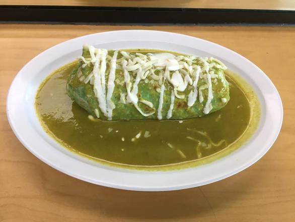 Wet Green Burrito