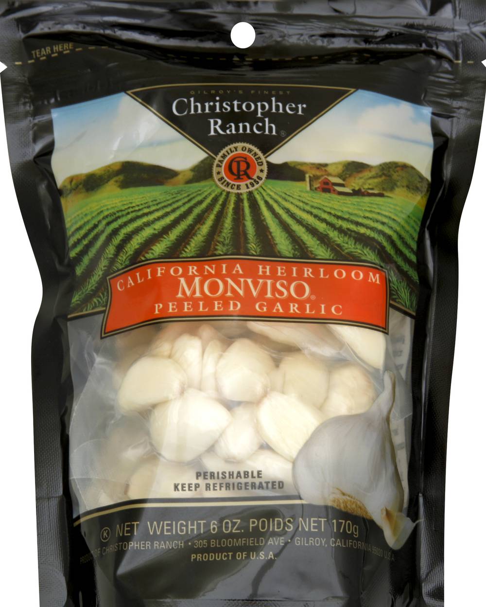 Christopher Ranch California Heirloom Monviso Peeled Garlic (6 oz)