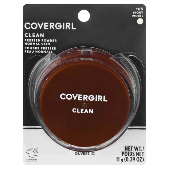 Covergirl 105 Ivory Clean Pressed Powder