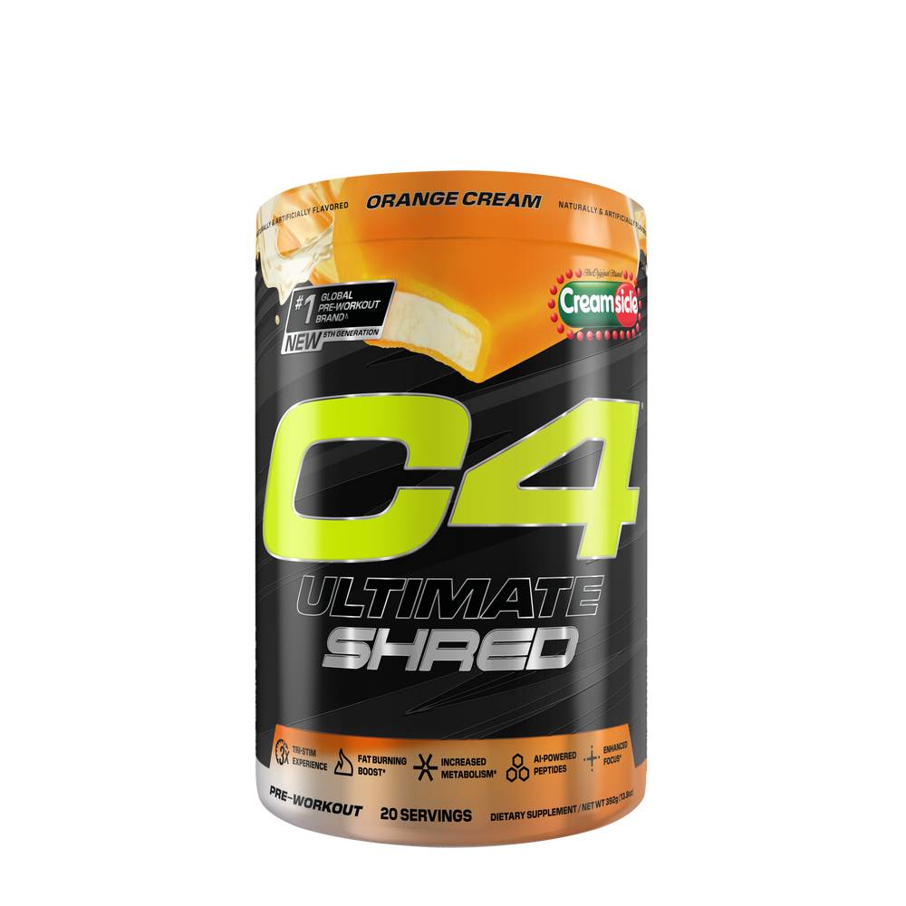 C4 Ultimate Shred Pre-Workout - Orange Cream (20 Servings) (1 Unit(s))