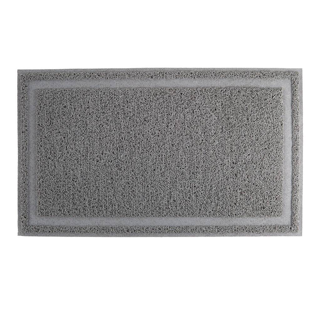 Exquisicat Scatter Control Cat Litter Mat (small/grey)