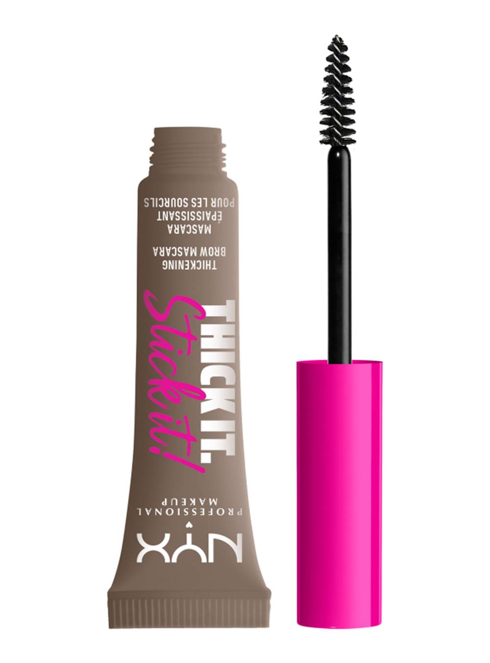 Nyx professional makeup máscara de cejas thick it stick it taupe