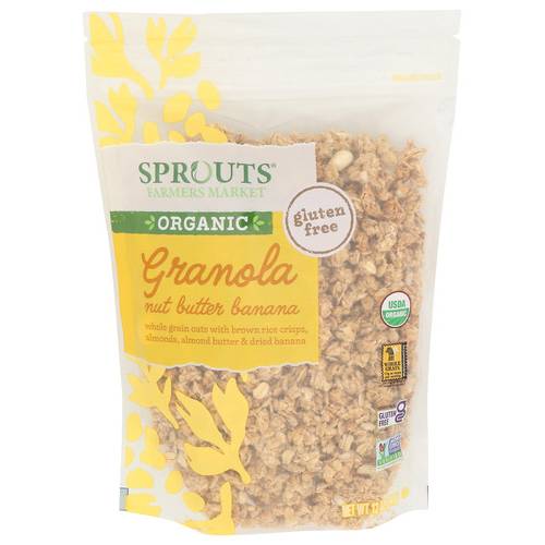 Sprouts Organic Nut Butter Banana Granola