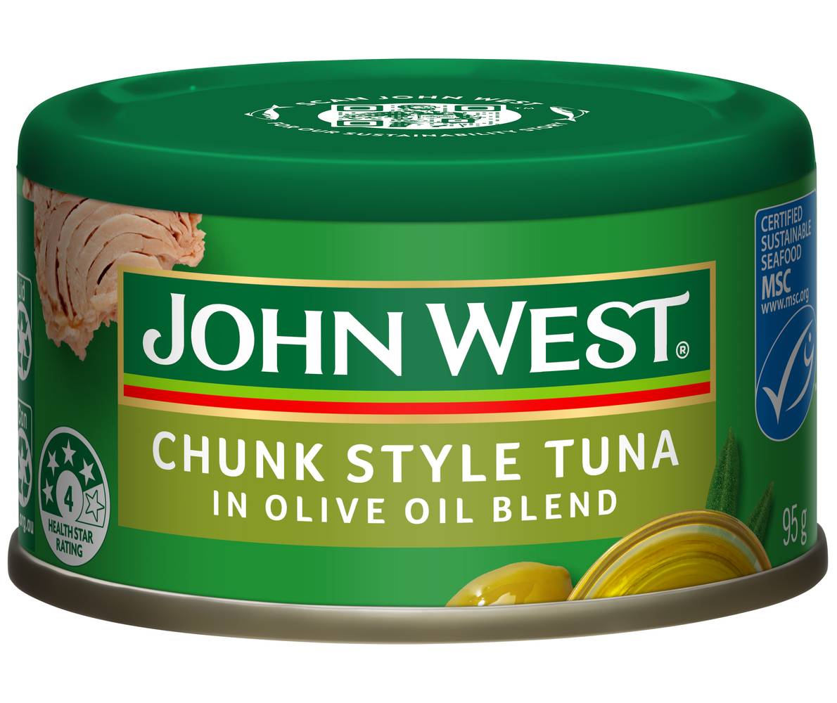 John West Chunk Style Tuna in Olive Oil Blend (95g)
