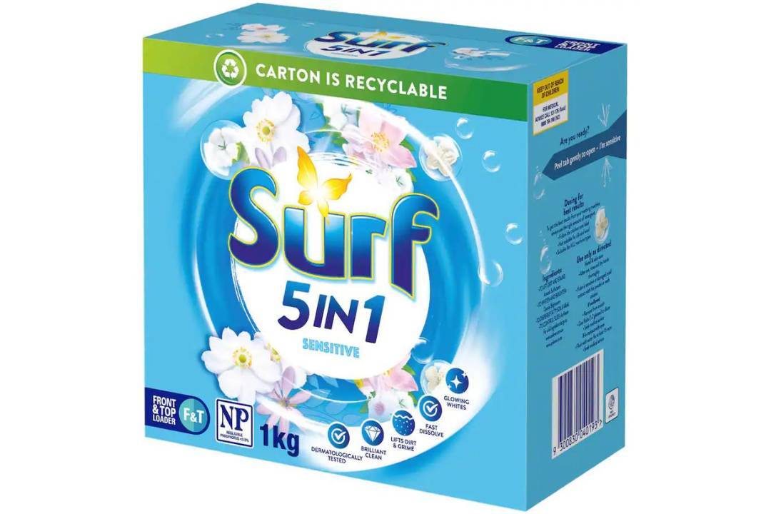 Surf Front & Top Loader Laundry Powder Sensitive 1kg