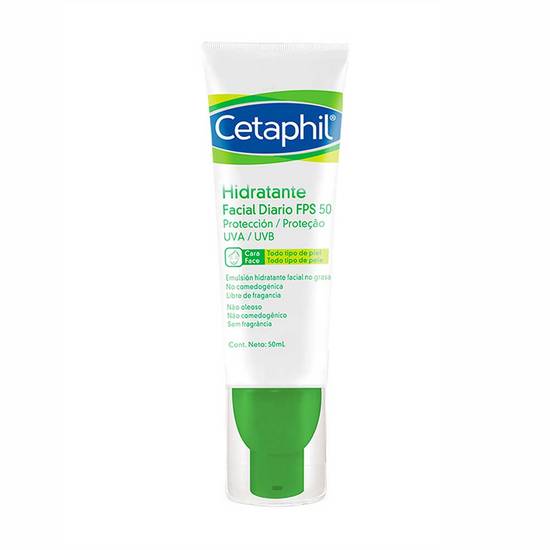 Cetaphil hidratante facial diario fps 50 (tubo 50 ml)