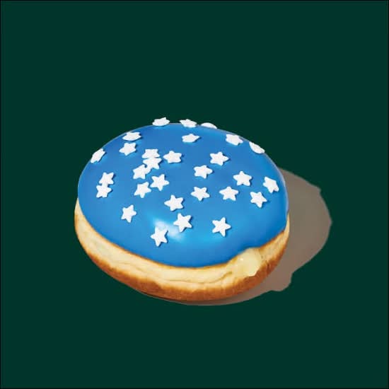 Galaxy Custard Filled Donut