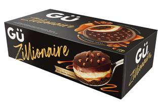 Gü Zillionaires' Chocolate & Salted Caramel Cheesecake Desserts 2 x 91.5g
