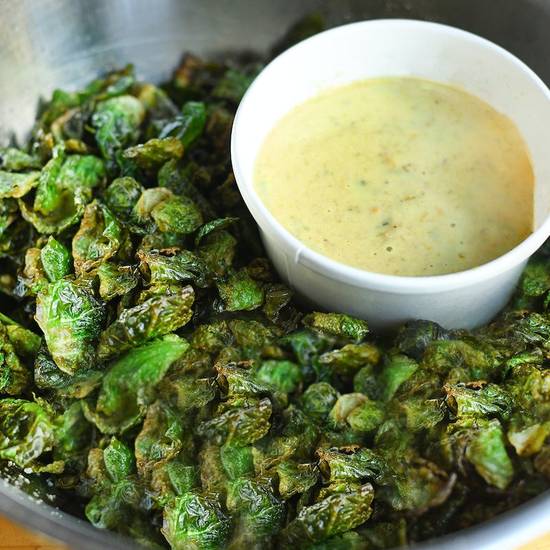 Green Chile Queso Brussels