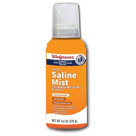 Walgreens Extra Strength Nasal Saline Mist
