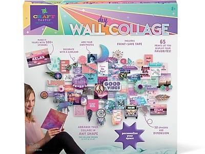 Ann Williams Craft-tastic DIY Wall Collage Craft Kit, Multicolor (CT2033-2T)