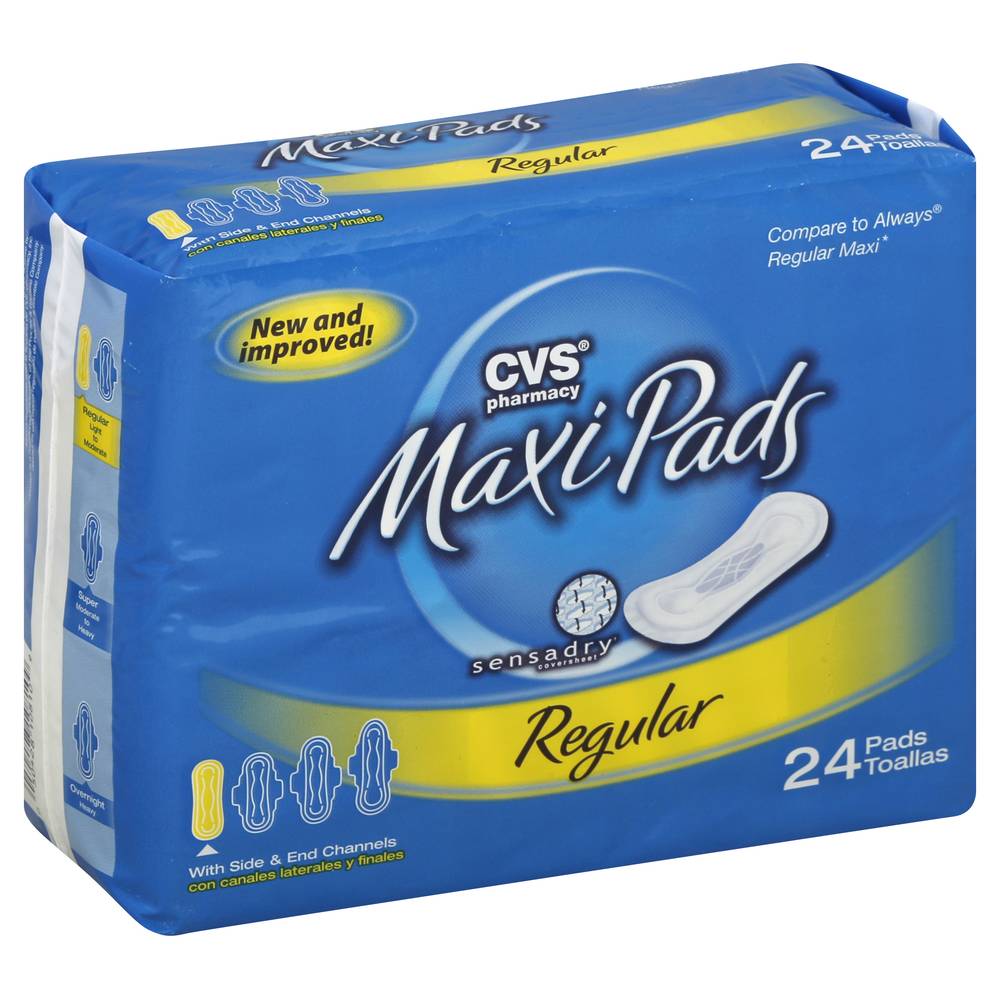 Cvs Pharmacy Maxi Pads (regular)