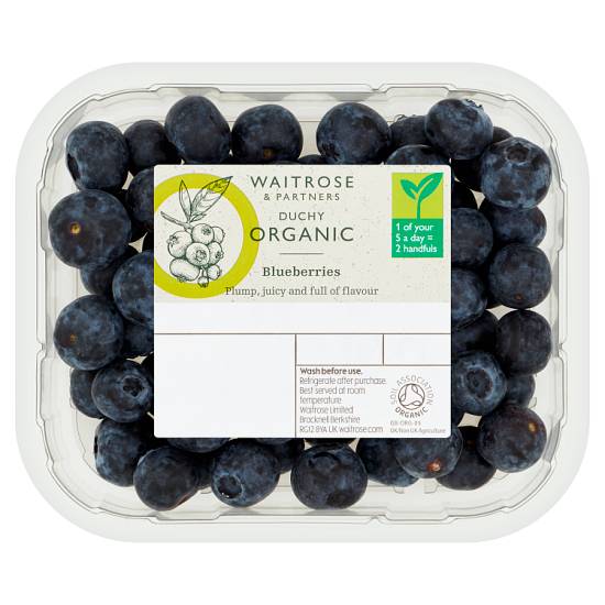 Waitrose & Partners Duchy Organic Blueberries