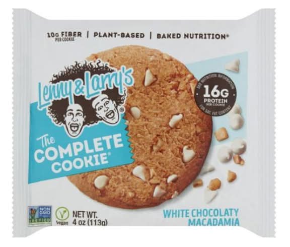 Lenny & Larry's Complete Cookie White Chocolaty Macadamia 113g