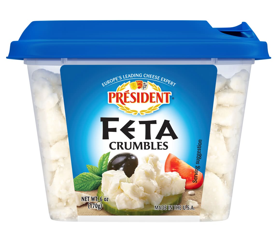 President All Natural Crumbled Feta Cheese (6 oz)