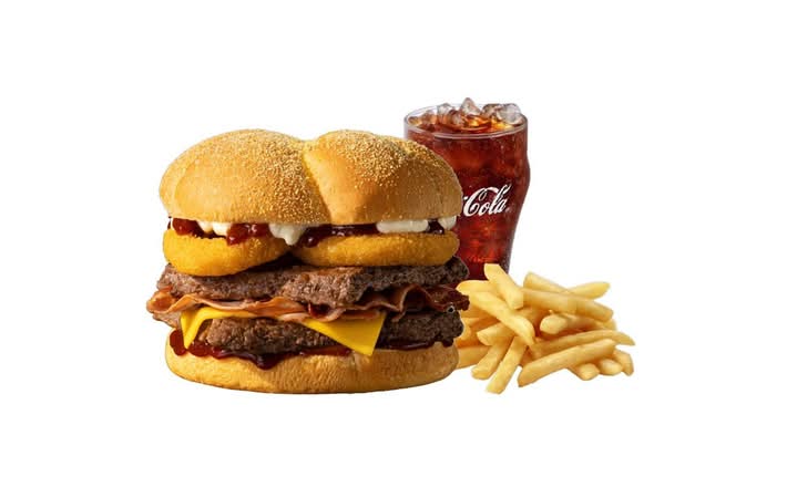 SWEET & SMOKY DBL BEEF COMBO
